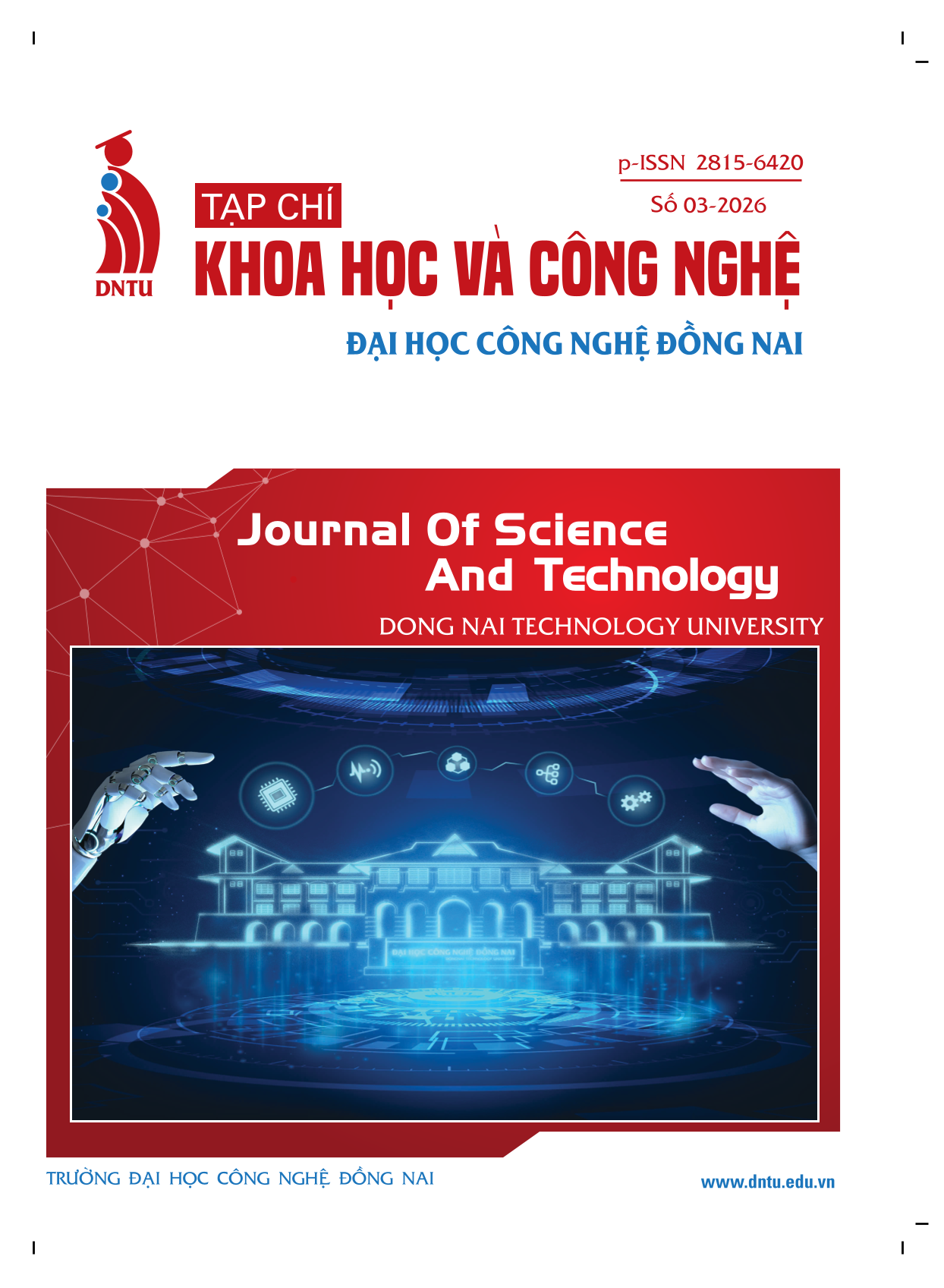 Tạp chí Khoa học và Công nghệ Đại học Công nghệ Đồng Nai, Số 03-2026