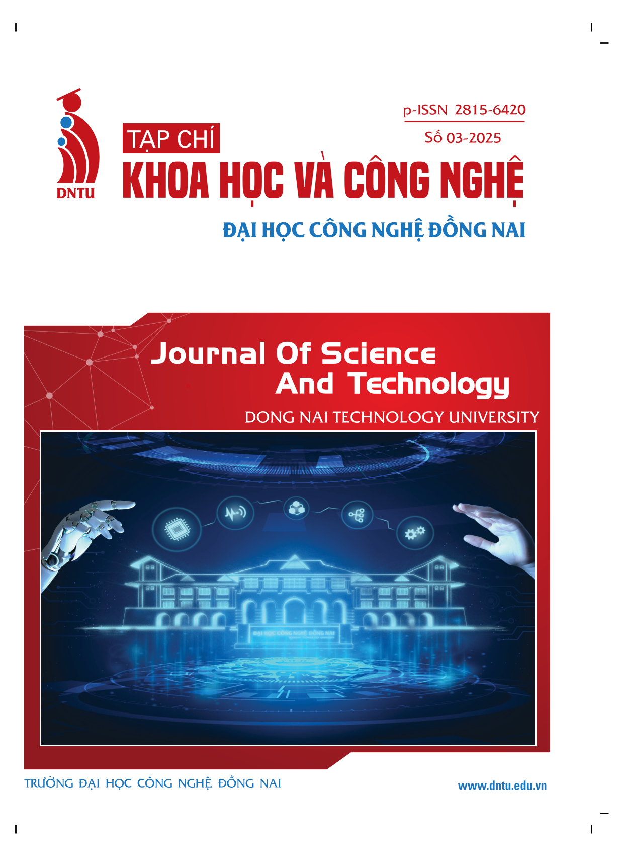 Tạp chí Khoa học và Công nghệ Đại học Công nghệ Đồng Nai, Số 03-2025
