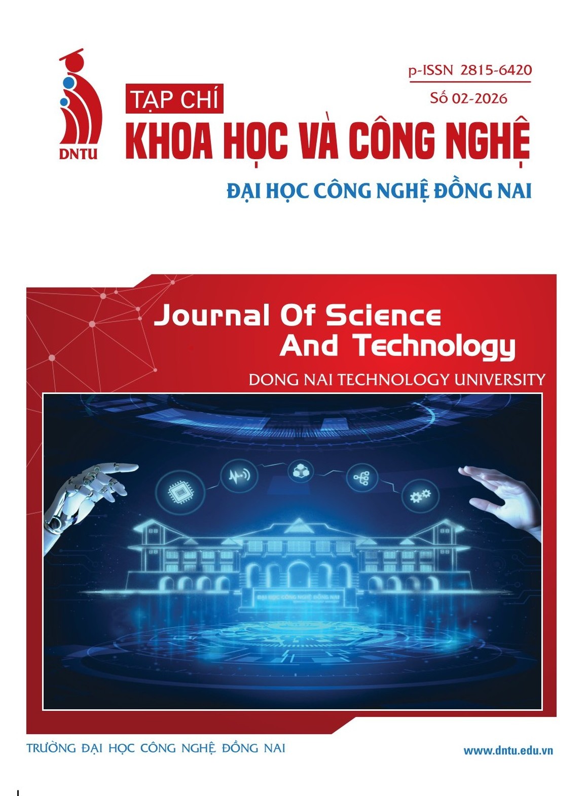 Tạp chí Khoa học và Công nghệ Đại học Công nghệ Đồng Nai, Số 02-2026